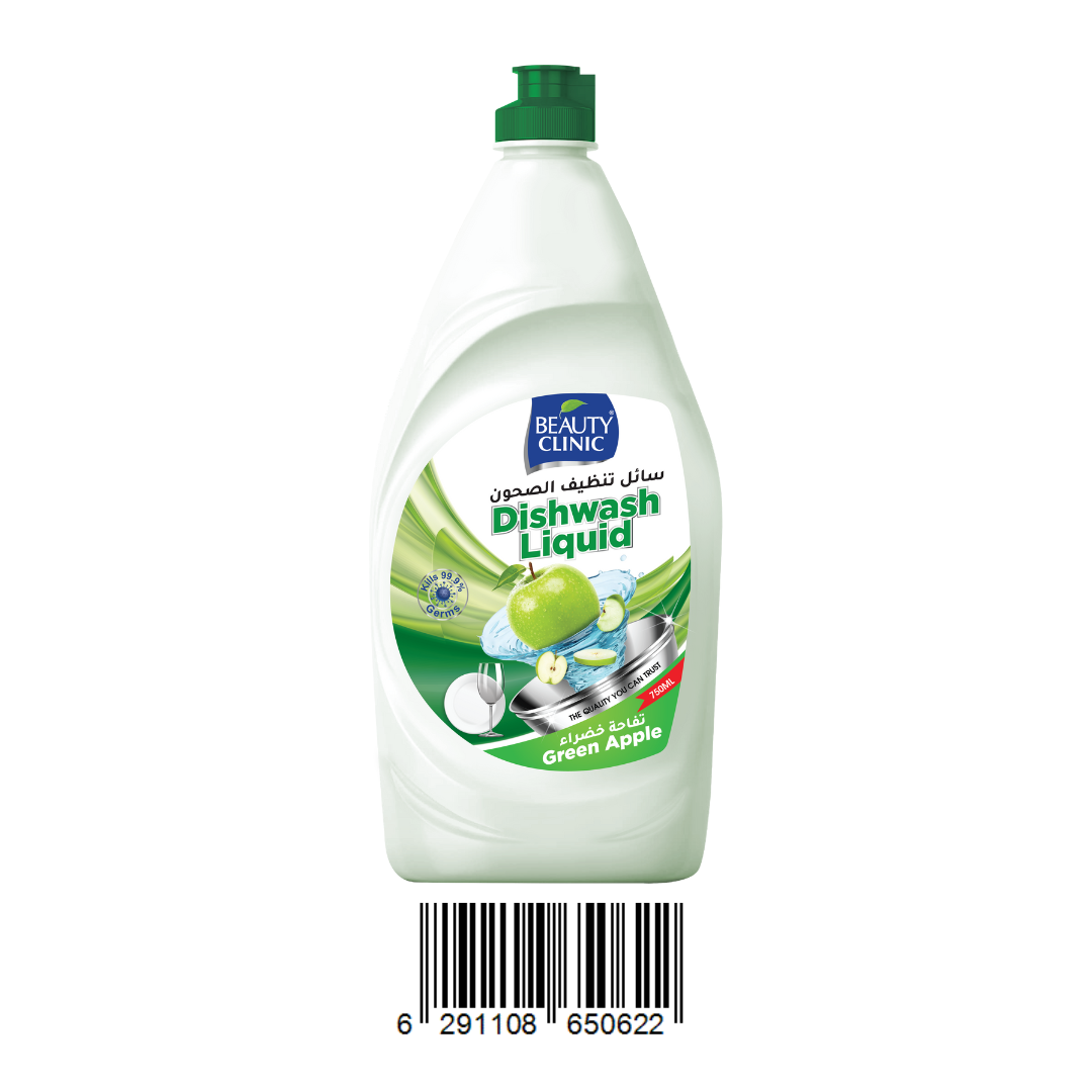 BEAUTY CLINIC - DISH WASH LIQUID - GREEN APPLE