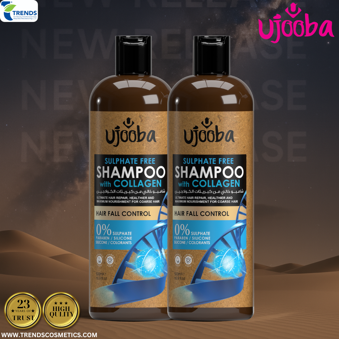 Ujooba Sulphate-Free Shampoo with Collagen – Hair Fall Control