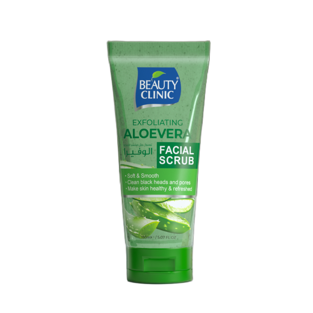 Beauty Clinic Exfoliating Aloe Vera Facial Scrub – 150ml