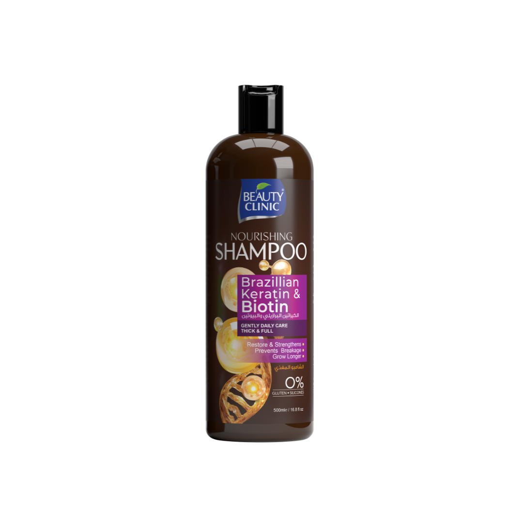 Beauty Clinic Nourishing Shampoo – Brazilian Keratin & Biotin