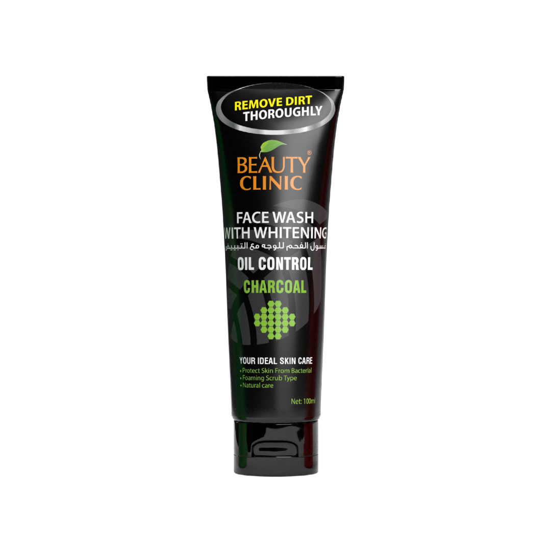 Beauty Clinic Face Wash With Whitening – Charcoal Oil Control