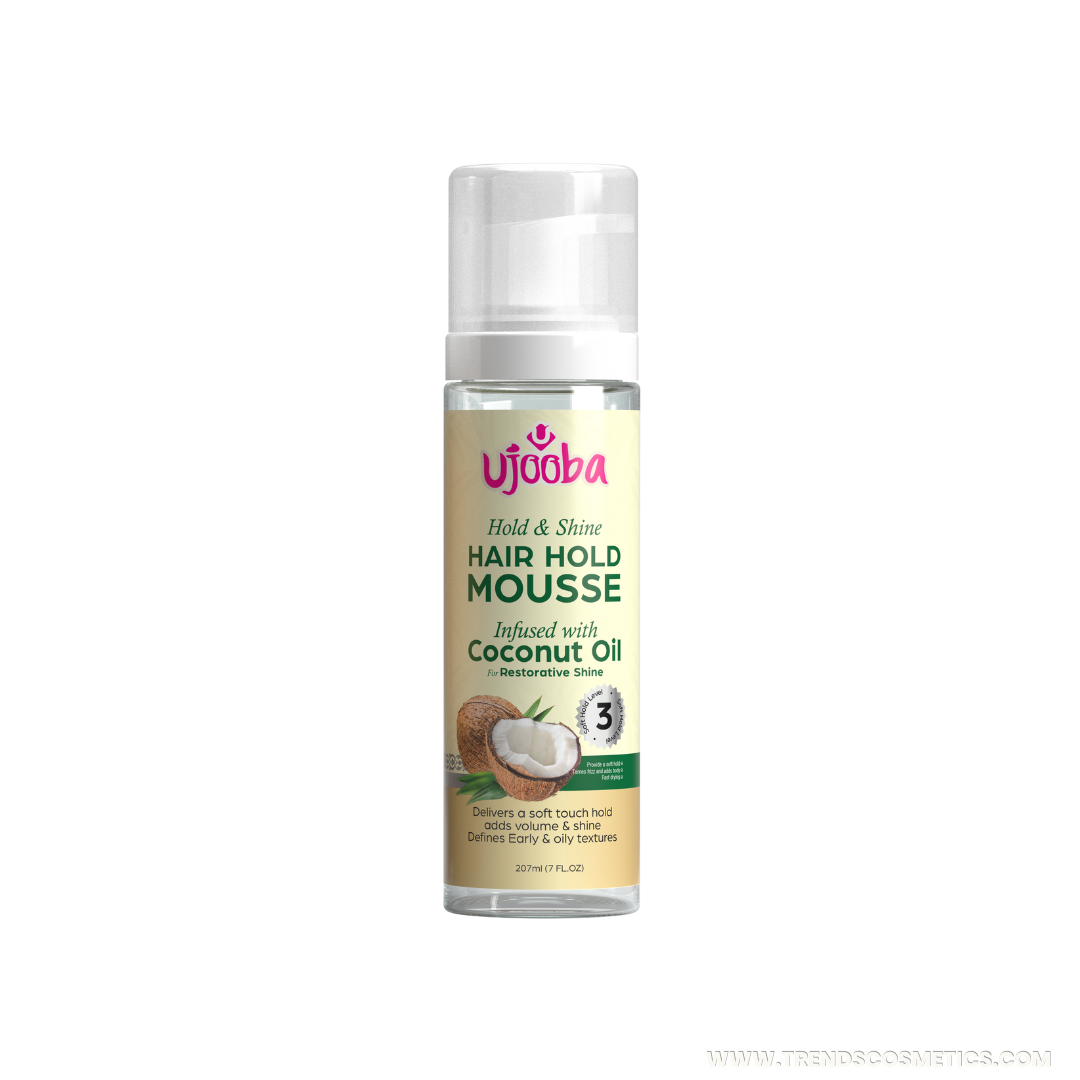Ujooba Hair & Hold Mousse – Coconut Oil