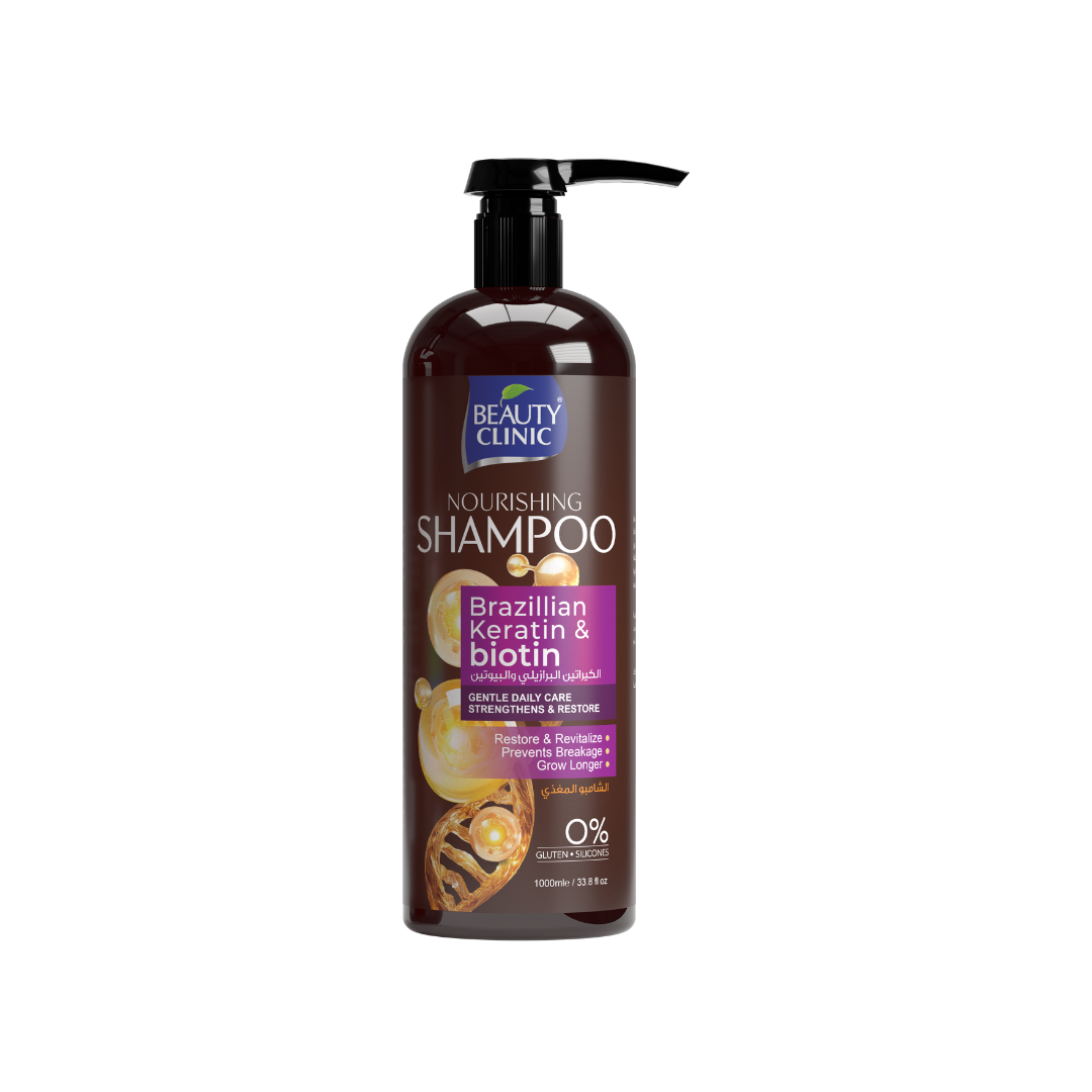 Beauty Clinic Nourishing Shampoo – Brazilian Keratin & Biotin