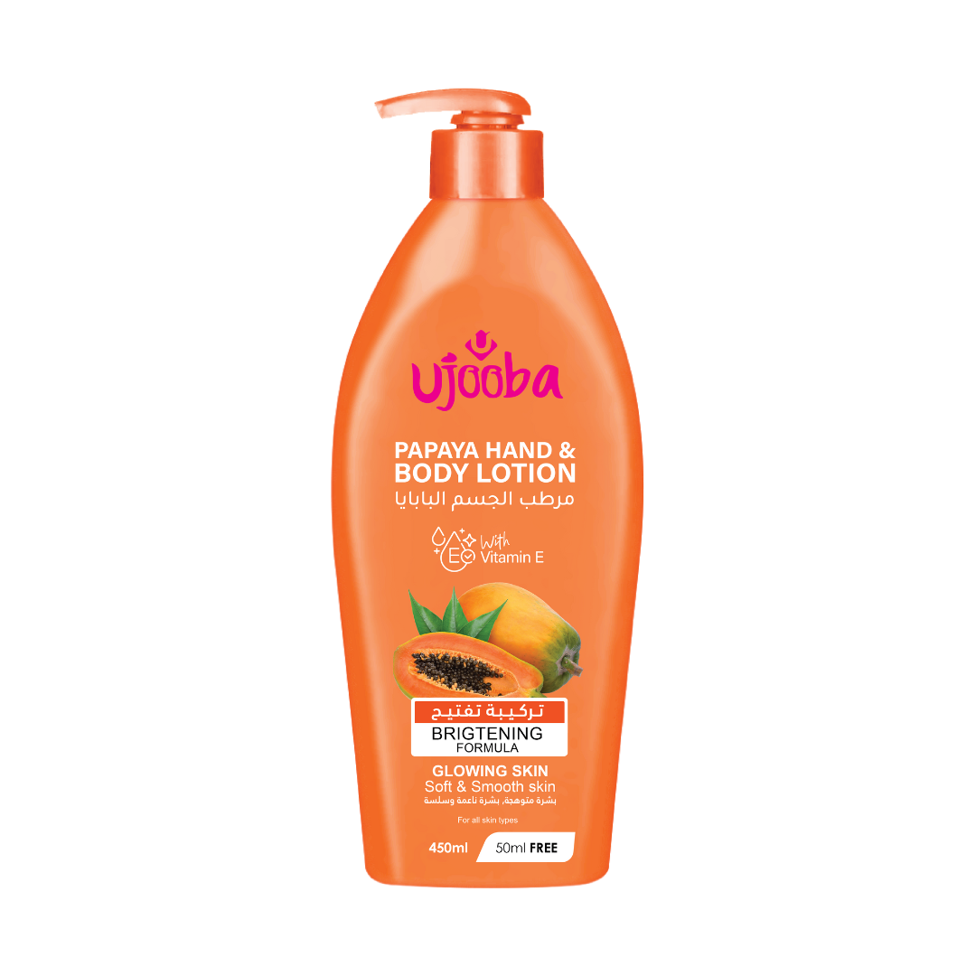 UJOOBA - Brightening Papaya Body Lotion (450mL + 50mL Free)
