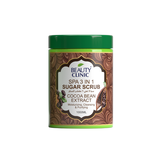 Beauty Clinic Spa 3 in 1 Sugar Scrub – Cocoa Bean Extract